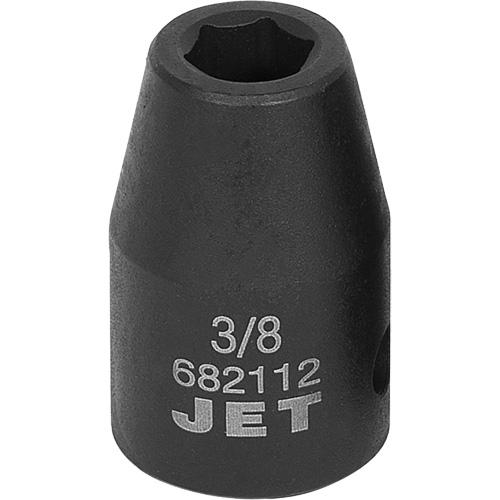 Socket - 1/2", 3/8", 6, Impact, Standard, ANSI, GGG-W-660A, Black Phosphate, Chrome Molybdenum, Regular