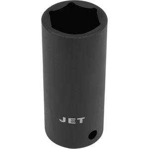 Socket - 1/2", 30 mm, 6, Impact, Deep, ANSI, GGG-W-660A, Black Phosphate, Chrome Molybdenum, Impact