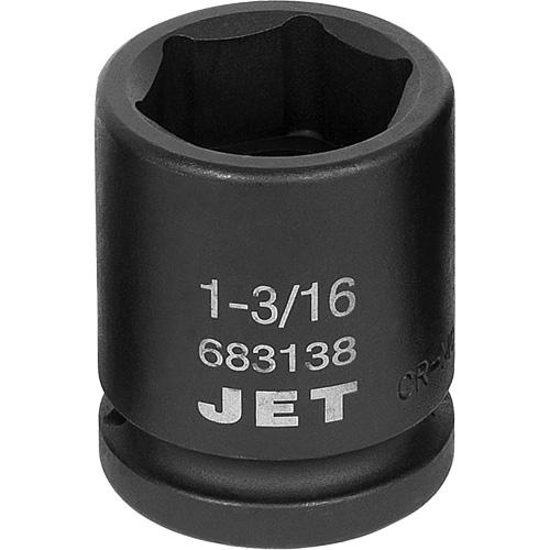 Socket - 3/4", 1-3/16", 6, Impact, Standard, ANSI, GGG-W-660A, Black Phosphate, Chrome Molybdenum, Regular