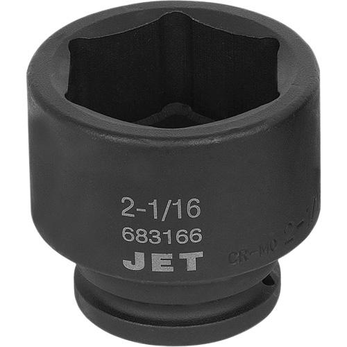 Socket - 3/4", 2-1/16", 6, Impact, Standard, ANSI, GGG-W-660A, Black Phosphate, Chrome Molybdenum, Regular