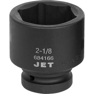Socket - 1", 6, Impact, Standard, ANSI, GGG-W-660A, Black Phosphate, Chrome Molybdenum, Regular