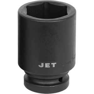 Socket - 1", 1-15/16", 6, Impact, Deep, ANSI, GGG-W-660A, Black Phosphate, Chrome Molybdenum, Deep