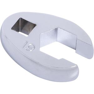 CFW3810-6M Flare Nut Crowfoot Wrench Sets - 3/8", 6, 10, Chrome Vanadium, Metric, 10 mm; 11 mm; 12 mm; 13 mm; 14 mm; 15 mm; 16 mm; 17 mm; 18 mm; 19 mm