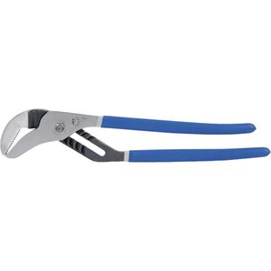 CLP-4 Groove Joint Pliers - 16", Cushion Grip, Double Dip PVC, Chrome Vanadium, Clear Coat