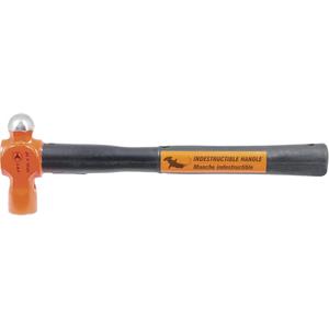 UBP-2414 Indestructible Handle Ball Pein Hammers - 24 oz., 14", ANSI B107.400-2008, 14", Steel, Drop Forged