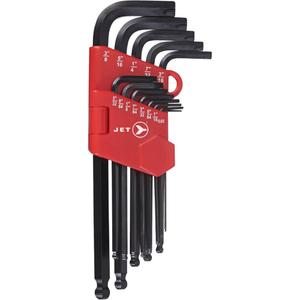 JHHK-13 Hextractor™ Hex Key Wrench Sets - 13, Imperial, Long Arm, Rack, Black Oxide, Chrome Vanadium