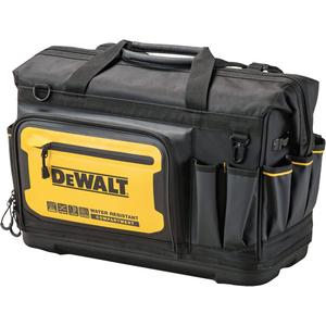 20” PRO Open Mouth Tool Bag - Black/Yellow, 33, Limited Lifetime