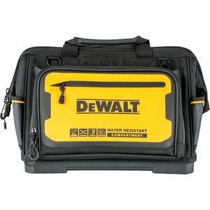 16” PRO Open Mouth Tool Bag - Black/Yellow, 31, Limited Lifetime