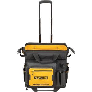 18” Rolling Tool Bag - Black/Yellow, 27, Not Included, Limited Lifetime