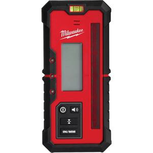 Red Exterior Rotary Laser Receiver - (1) 3711 Red Exterior Rotary Laser Receiver; (1) Rotary Receiver Clamp; (2) AA Batteries, 2000' Diameter, 2 Years