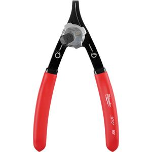 0.07" Convertible Snap Ring Pliers - 7", 90°, Limited Lifetime