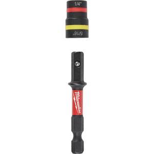 Shockwave Impact Duty™ Quik-Clear™ 2-in-1 Nut Driver - 1/4"/5/16", 2-1/4", Magnetic
