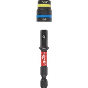 Shockwave Impact Duty™ Quik-Clear™ 2-in-1 Nut Driver - 3/8"/5/16", 2-1/2", Magnetic