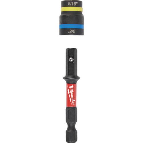 Shockwave Impact Duty™ Quik-Clear™ 2-in-1 Nut Driver - 3/8"/5/16", 2-1/2", Magnetic