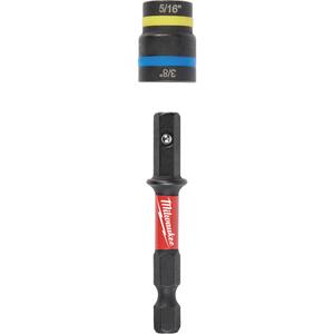 Shockwave Impact Duty™ Quik-Clear™ 2-in-1 Nut Drivers - 3/8"/5/16", 2-1/2", Magnetic