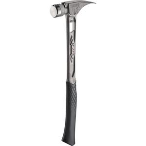 TIBONE™ Smooth Titanium Framing Hammer - 15 oz., Polished, Solid Steel, 17-17/50"