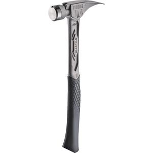 TIBONE™ Smooth Titanium Framing Hammer - 14 oz., Polished, Solid Steel, 15-1/4"