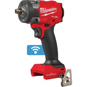 M18 Fuel™ Controlled Compact Impact Wrench - 18 V, 1/2", Lithium-Ion, 150 ft-lbs, 1-Year Limited Warranty, Mid-Torque, Friction Ring, 3/8"