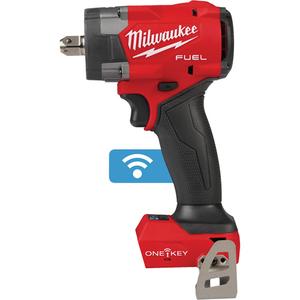 M18 Fuel™ Controlled Compact Impact Wrench with Pin Detent - 18 V, 1/2", Lithium-Ion, 150 ft-lbs, 1-Year Limited Warranty, Mid-Torque, Pin Detent, 3/8"