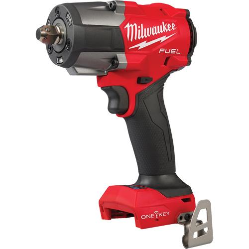 M18 Fuel™ Controlled Mid-Torque Impact Wrench with Pin Detent - 18 V, 1/2", Lithium-Ion, 2400, 2700 in-lbs, 1-Year Limited Warranty, Mid-Torque, Detent Pin, 0 - 3000 IPM