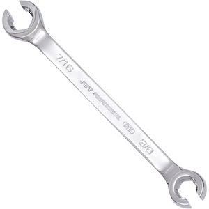 SAE Flare Nut Wrench - 010-LXDA454 - 3/8 x 7/16", Polished, Chrome Vanadium, Open End