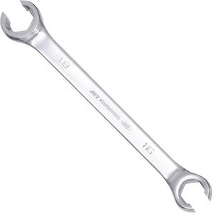 Metric Flare Nut Wrench - 010-LXDA451 - 16 x 18 mm, Polished, Chrome Vanadium, Open End