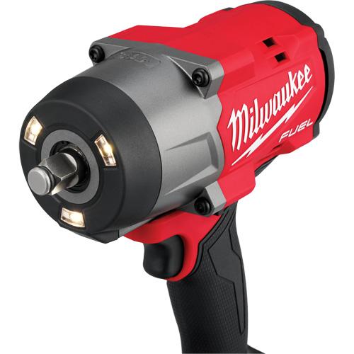 M18 Fuel™ High Torque Impact Wrench with Friction Ring Kit - 18 V, 1/2", Lithium-Ion, 0-2000, 1500 ft-lbs, Tool, 2 Batteries & Charger, (1) M18 FUEL™ 1/2" High Torque Impact Wrench wtih Friction Ring 2967-20; (2) M18™ REDLITHIUM™ XC5.0 Resistant Batteries 48-11-1850R; (1) M18™ & M12™ Multi-Voltage Charger 48-59-1812; (1) Hard Case - Image 3