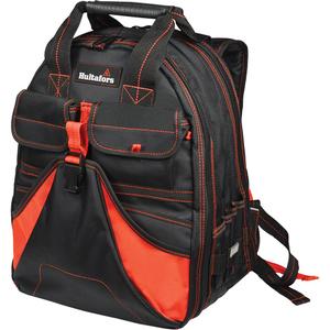 Deluxe Tool Backpack - Black/Red, Ballistic/Polyester