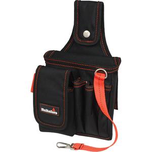 Small Technician's Pouch - Black/Red, Ballistic Polyester