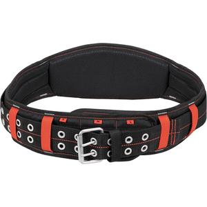 5" Padded Belt - Black/Red