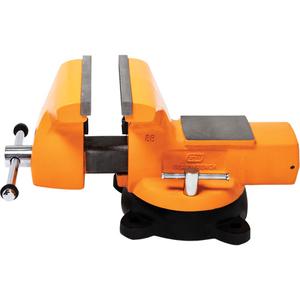 Mechanic's Bench Vise with Anvil - 8", 10.1", 17.8", Lifetime Warranty, Molten Orange & Black