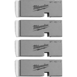 NPT Universal Pipe Threading Dies - High Speed for Stainless Steel, 1"-2", NPT Pipe Threading Die Head with Micro-Adjust (49-16-5100)