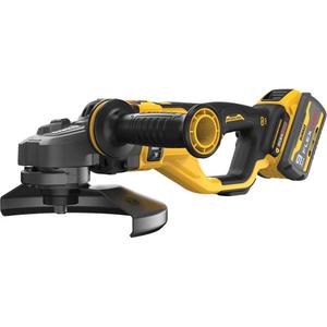 MAX Large Angle Grinder Kit - 60 V, 7" - 9", Lithium-Ion, 6000, (1) DCG460 Grinder; (2) FLEXVOLT® DCB609 Batteries (9 Ah); (1) Side Handle; (1) 9" (230mm) Type 1 Guard; (1) 7" (180mm) Type 27 Guard; (1) 9" (230mm) Type 27 Guard; (1) Spanner Wrench; (1) Outer Flange; (1) Kit Bag; (1) Charger