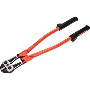 High Leverage Compound Bolt Cutter - 24", Center Cut, Black, Steel, Full Lifetime