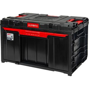 ARX Single Drawer Toolbox - 18-3/10", 9-1/10", 11-1/5", Black/Red, 32.5 L (18 kg)