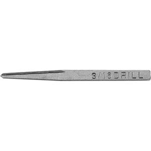 Undercut Flute Screw Extractor - Chromium Steel, 3/8", 3/16", 1/2", HRC 50-52, ANSI