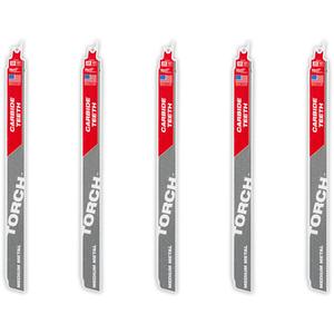 TORCH™ 5-Pack with Carbide Teeth for Medium Metal - 12", 1", 0.5", 10, Carbide, Metal