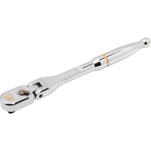 120XP™ Full Polish Chrome Flex Head Teardrop Ratchet - 7", 1/4", Ergonomic
