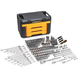 12-Point Mechanics Tool Set in 3 Drawer Storage Box - 243