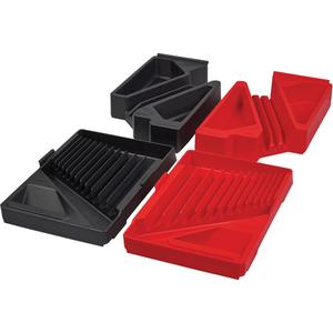 30-Piece Metric & SAE Combination Wrench Trays - Polypropylene, 12.4", 3.9"