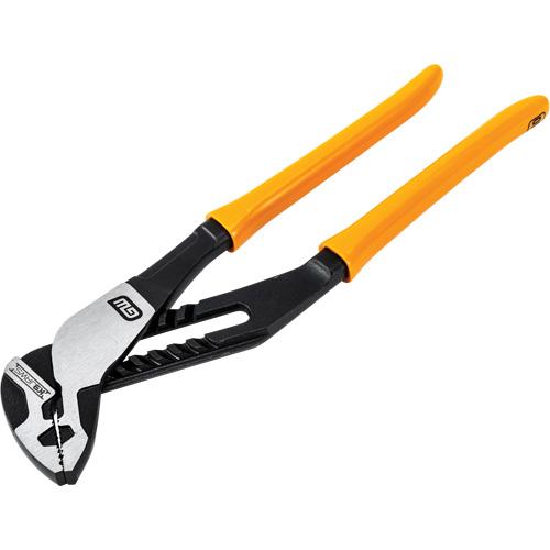 PITBULL K9™ Straight Jaw Dipped Handle Tongue & Groove Pliers - 8", 8, Molten Orange, Professional Dipped, Full Lifetime