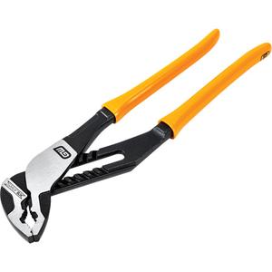 PITBULL K9™ V-Jaw Dipped Handle Tongue & Groove Pliers - 10", 8, Molten Orange, Professional Dipped, Full Lifetime