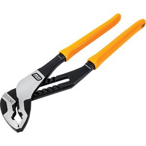 PITBULL K9™ V-Jaw Dipped Handle Tongue & Groove Pliers - 12", 8, Molten Orange, Professional Dipped, Full Lifetime