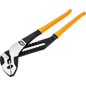PITBULL K9™ Straight Jaw Dipped Handle Tongue & Groove Pliers - 16", 10, Molten Orange, Professional Dipped, Full Lifetime