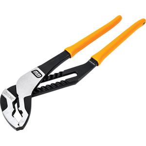 PITBULL K9™ V-Jaw Dipped Handle Tongue & Groove Pliers - 16", 10, Molten Orange, Professional Dipped, Full Lifetime