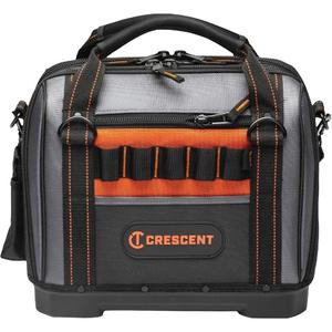 14" Tradesman Closed Top Tool Bag - Black/Grey, Polyester, 32, 14", 9.2", 14.5", 1 Year with 3 Years on Zipper
