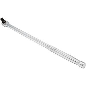 Flex Handle/Breaker Bar - 18", 1/2", Ergonomic, B107.10, Breaker Bar, Full Polish Chrome, 1.1"