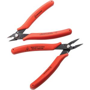 2-Piece Shear Cutter Mini Pliers Set - 5", Cushioned, Rawhide, Flush, Full Lifetime, 0.93"