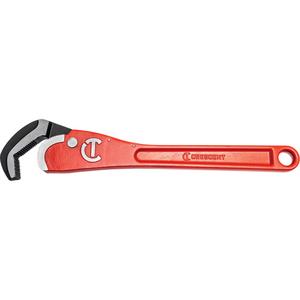 Self-Adjusting Steel Pipe Wrench - Steel, 16", 2-1/2", Non-Ergonomic, Powder Coated, Full Lifetime, 0.8", 0.85", 3.54"