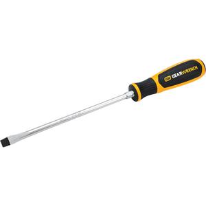 Slotted Dual Material Screwdriver - 3/8", 8", Plastic, 13-1/10", Full Lifetime
